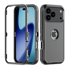 For iPhone 17 Pro Max 17 Air Case Shockproof Rugged Belt Clip Holster Cover