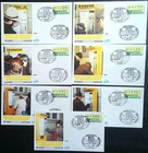 Federal Republic of Germany ATM 1 shipping point set vs 2 jewelry-FDC ESST Ransbach-Baumbach