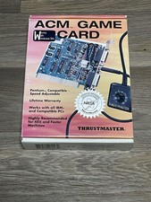 VTG Thrustmaster ACM Game Card IBM Windows 95 Thrustware Plug Play
