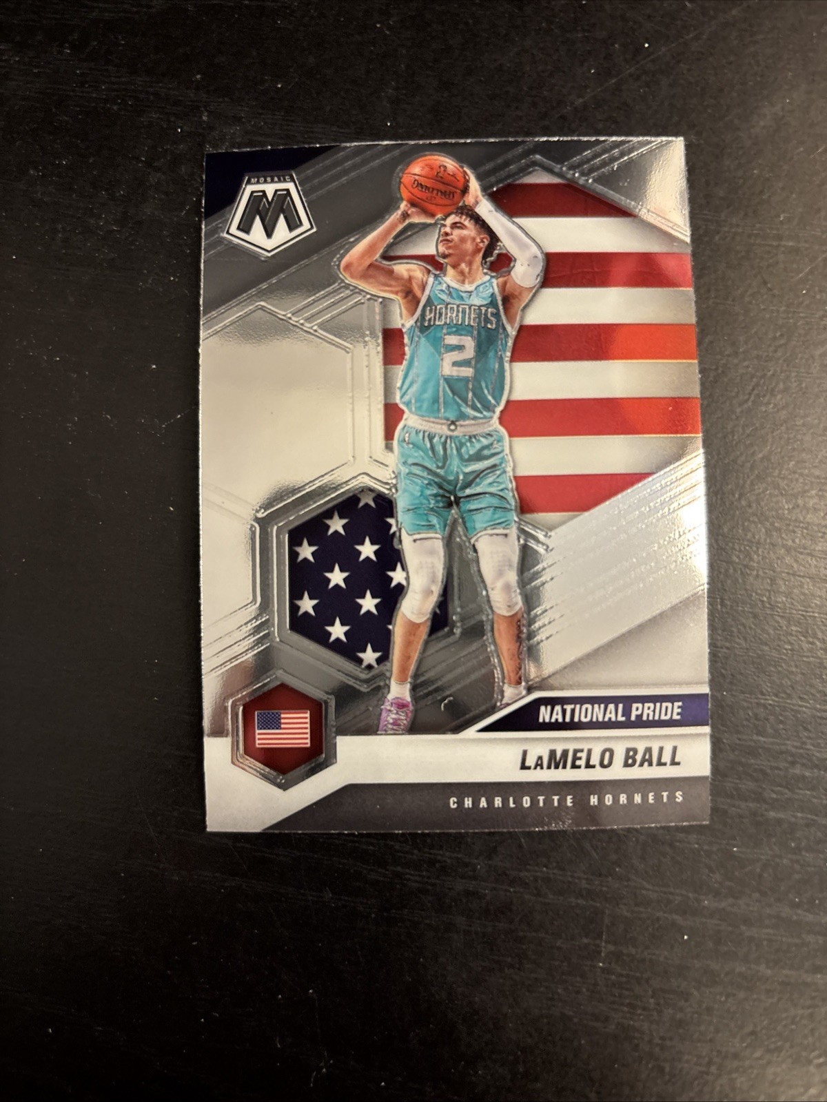 2020-21 Panini Mosaic - National Pride LaMelo Ball #257 Silver Prizm (RC)