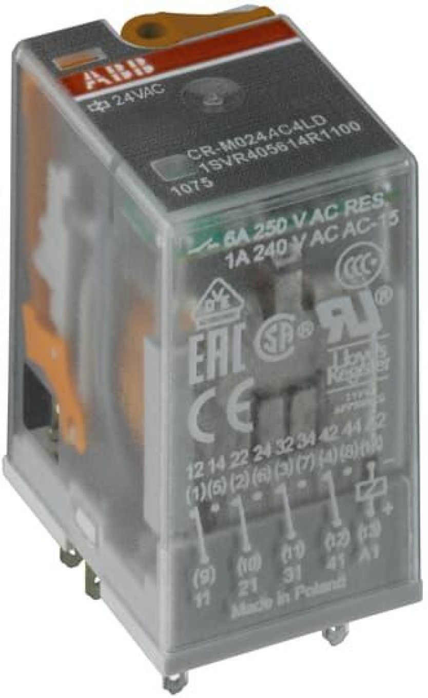 Relay CR-M230AC4 4c/o A1-A2=230VAC 250V/6A 1SVR405613R3000