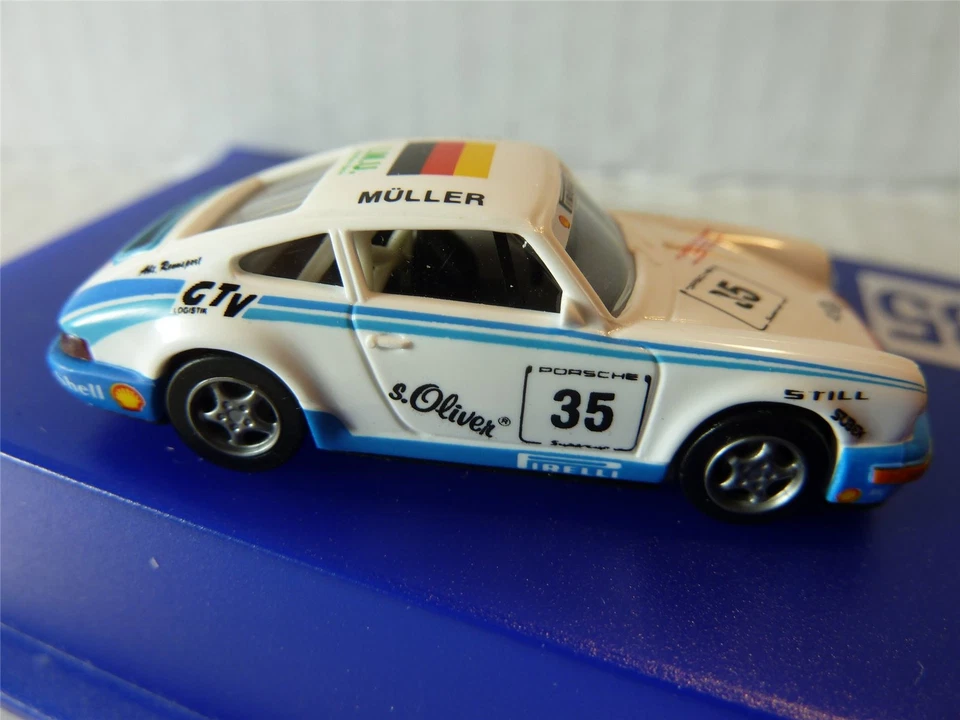 Porsche 911 1:87 Hungaroring 1993 G. Müller GTV Racing Euromodell 0241 HO NUOVO - Immagine 3 di 4