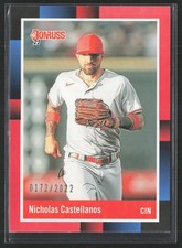 2022 Donruss #231 Nicholas Castellanos Red #/2022
