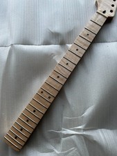 Left hand 22 frets 25.5inch Gloss Flame Maple Electric guitar Neck Replace