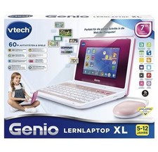 Vtech Kindercomputer School & Go Genio Lernlaptop XL rosa 60 Lernspiele #013