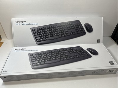 Kensington 72324 6' 2.4 GHz Wireless Desktop Set - Black (1-ST) New (2)
