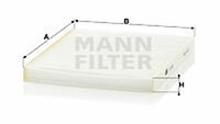 Mann-Filter CU 2129 Filter, Innen Luft FüR Suzuki