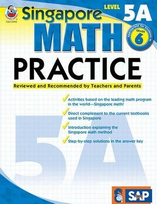 Math Practice, Grade 6 (Taschenbuch) Singapore Math (US IMPORT)