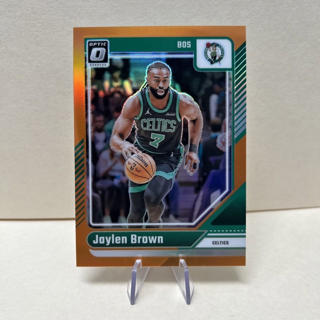 Panini 2024-25 Donruss Optic Jaylen Brown #206 Orange /175 Celtics