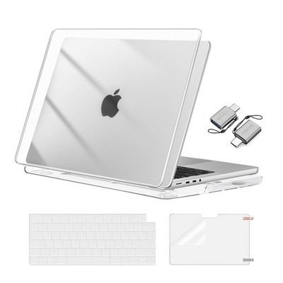 MOSISO Kompatibel mit MacBook Pro 14 Zoll Hülle 2025 2024 Crystal Clear 