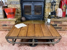 Industrial Heavy Duty Factory Trolley Coffee Table
