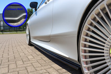 Cup Seitenschweller aus ABS für Mercedes S-Coupe AMG Line schwarz matt Cup Seitenschweller aus ABS für Mercedes S-Coupe AMG Line schwarz matt