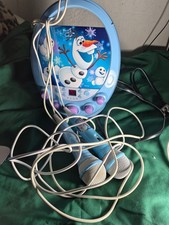 Disney Frozen Elsa  Anna Karaoke Machine - No Microphone - Works great 