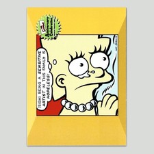 The Simpsons 2000 Rare POP ART Trading Card Comics Vintage FOX Retro Memorabilia