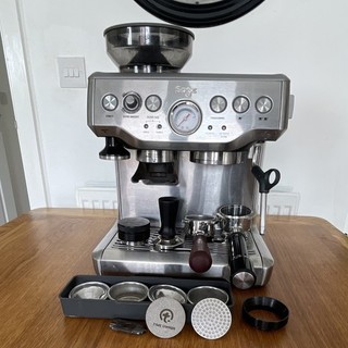 Sage Barista Express Silver Espresso Machine Built In Grinder 15 Bar 2L