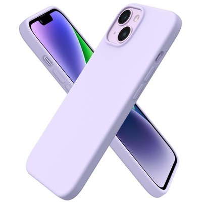 Compatible with iPhone 14 Case 6.1, Slim Liquid Silicone 3 Layers Full Phone ...