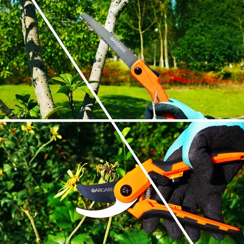 Hedge Clippers Pruning Shears 4 in 1 Set High Carbon Steel Folding Saw, Branc... - Picture 8 of 8