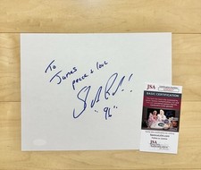 Slick Rick Autograph Signed 8.5x11 Blank JSA ACOA COA Hip Hop Def Jam Rap