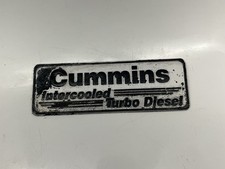 Oem Dodge Ram 1st Gen Cummins Intercooled Turbo Diesel Fender Emblem Badge