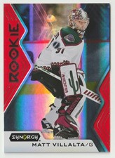 2024-25 SYNERGY RED UNSCRATCHED BOUNTY CODE MATT VILLALTA ROOKIE UTAH HOCKEY