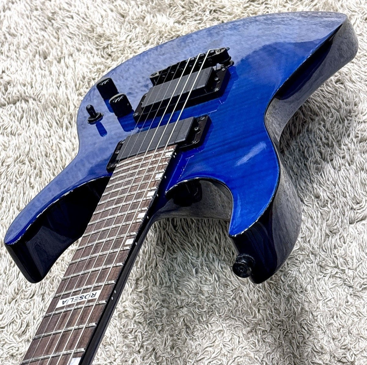 BanG Dream! M-II SAYO See thru Purple Electric Guitar & Guitar