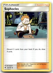 Sophocles 123/147 Burning Shadows Uncommon Trainer Supporter