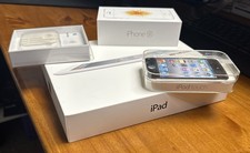 Lot of 4 EMPTY Apple Boxes iPhone iPad iPod EarPods