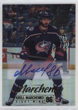 2024-25 Upper Deck Fleer Ultra Rainbow Foil Auto Kirill Marchenko #78 Auto 1t90