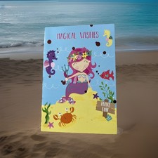 Mermaid And Sea Creatures Magical Wishes Birthday Card For Girls Any Age