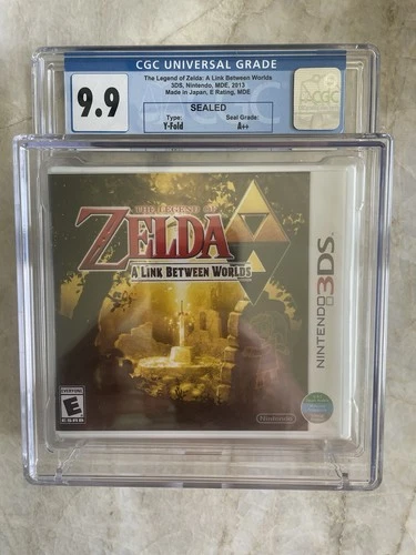 Legend of Zelda Link Between Worlds Nintendo 3DS Graded CGC 9.9 A++ Sealed Game