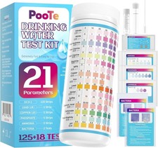 21-in-1 Water Testing Kit - Accurate Test Strips for pH, Chlorine, Lead  More