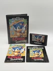 Sega Genesis Sonic The Hedgehog CIB with Manual / Poster Tested Working