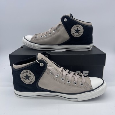 Converse CTAS High Street Mid Top Sneakers Mens Size 11 Papyrus/Black A14294C