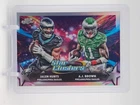 2025 Topps Cosmic Chrome A.J. Brown/Jalen Hurts Base (RAW)