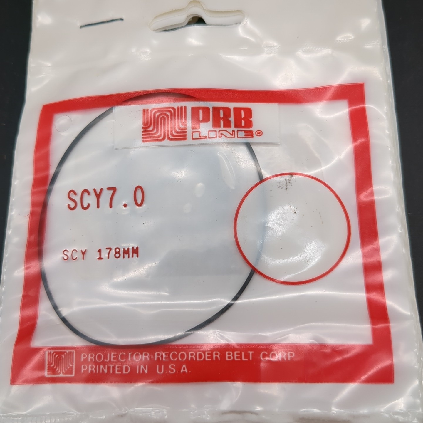 PRB SCY 7.0 Square Cut Belt for VCR, Cassette, CD Drive or DVD Drive SCY7.0