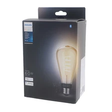 Philips Hue Smart 60W ST23 Filament LED Bulb - White Ambiance Warm-to-Cool Light