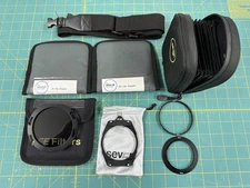 LEE Filter SEV5N 6 Stop, 10 Stop Filters Polarizer Adaptor Rings Carry Case Kit