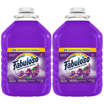 #ad Fabuloso Lavender 2X Concentrated Multi Purpose Cleaner 128 oz 2 Pack $21.90