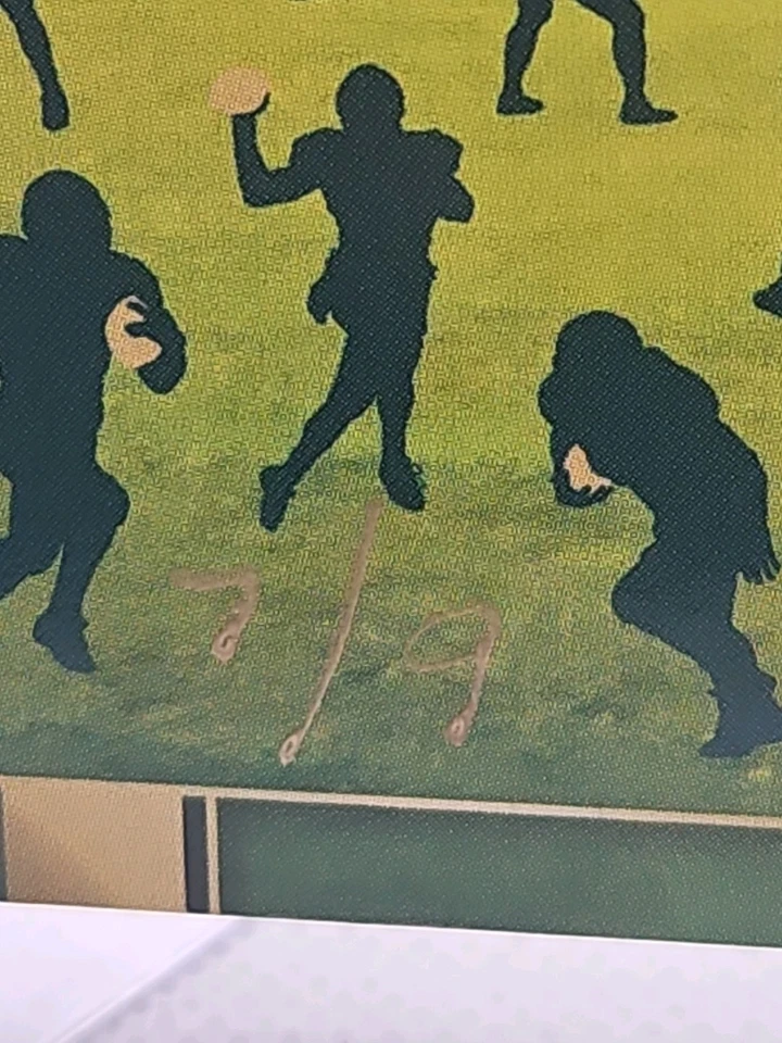 2025 Leaf Glory of the Game 12 Mem on the Field буклет Махомс Брэди +++ QB /9 - Изображение 3 из 4