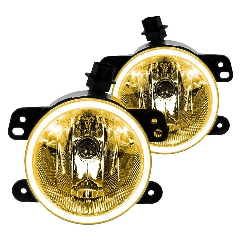 LED Fog Light Halo Ring Lights Amber For 2005-2010 Dodge Charger - Imagem 2 de 4