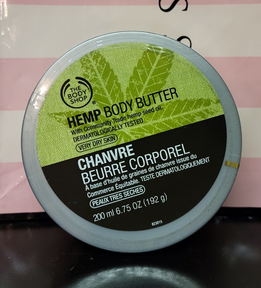 NEW THE BODY SHOP Hemp BODY BUTTER 6.75 oz RARE SEALED