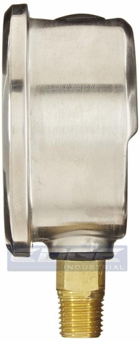 25 PACK LIQUID FILLED PRESSURE GAUGE 0-30 PSI, 2.5" FACE, 1/4" LOWER MOUNT WOG - Picture 3 of 5