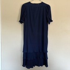 Navy Evening Cocktail Party Dress Size L