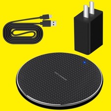 Wireless Charger Pad Cable USB Power Adapter f Samsung Galaxy S23 Ultra SM-S918U