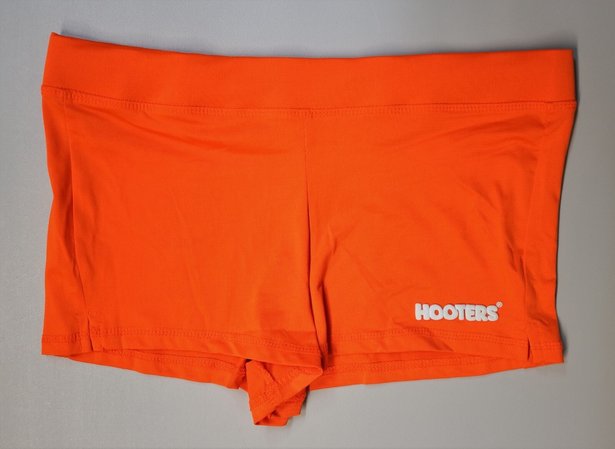 HOOTERS SEXY ORANGE GIRLS (M) MEDIUM UNIFORM OUTFIT: TANK TOP +
