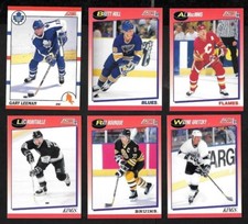 PINNACLE SCORE PROSET PARKHURST PACIFIC PROMO SAMPLE NHL HOCKEY CARD SEE LIST