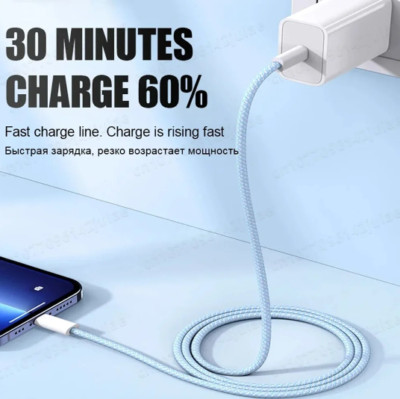 USBC (Type-C) to USBC  Fast Charger Cord cable For Apple or Multipurpose