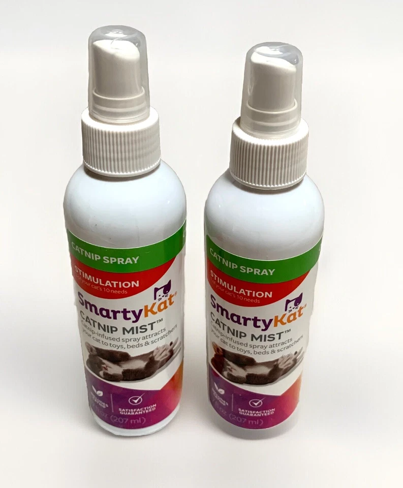NEW Lot of 2 SmartyKat 7oz Catnip-Infused Catnip Mist Spray for Cats - Image 2 of 4
