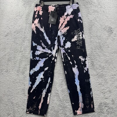 RipNDip Multicolor Tie Dye Cat Jeans Baggy Y2K Pants Size 34 Rip N Dip Goth Mall