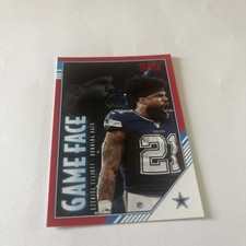 2020 Score Ezekiel Elliott Dallas Cowboys Red Border Game Face Shipping Is Free 